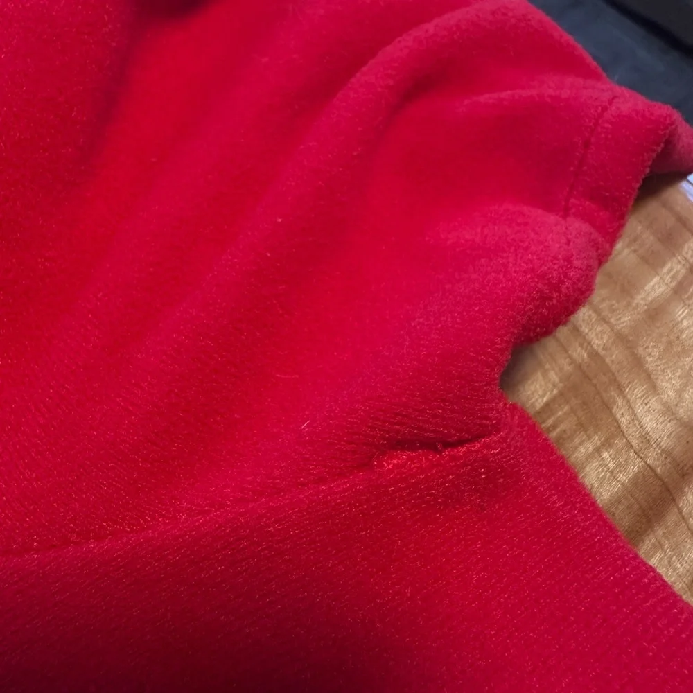 Vintage 70s Red Vanity Fair Lounge Maxi House Dress Sleepwear Large Traditional